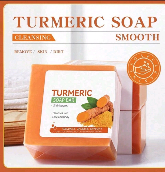 1 pcs Hand Made Turmeric Soap Body Cleaning Lightening Dark Underarm
Leg Body Cleansers Brightening Face Soap Tender Skin Care Beauty