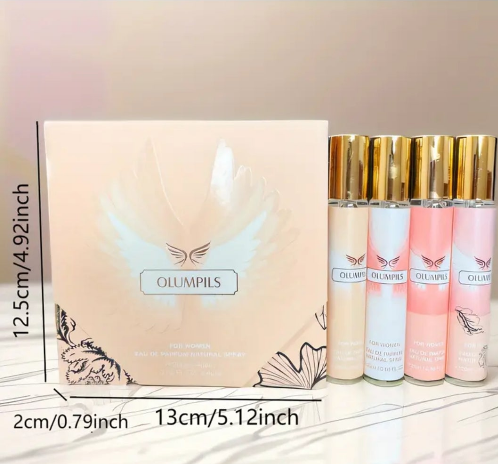 MYSTICAL Women's Perfume Gift Box, Lasting Fragrance Fresh, Unisex, Portable Travel Package, Front, Middle And Back Tones, Layered Fragrance Lasting, Mother's Day, Valentine's Day, Birthday Gift Recommendation, Suitable for Dating And Gift Perfume