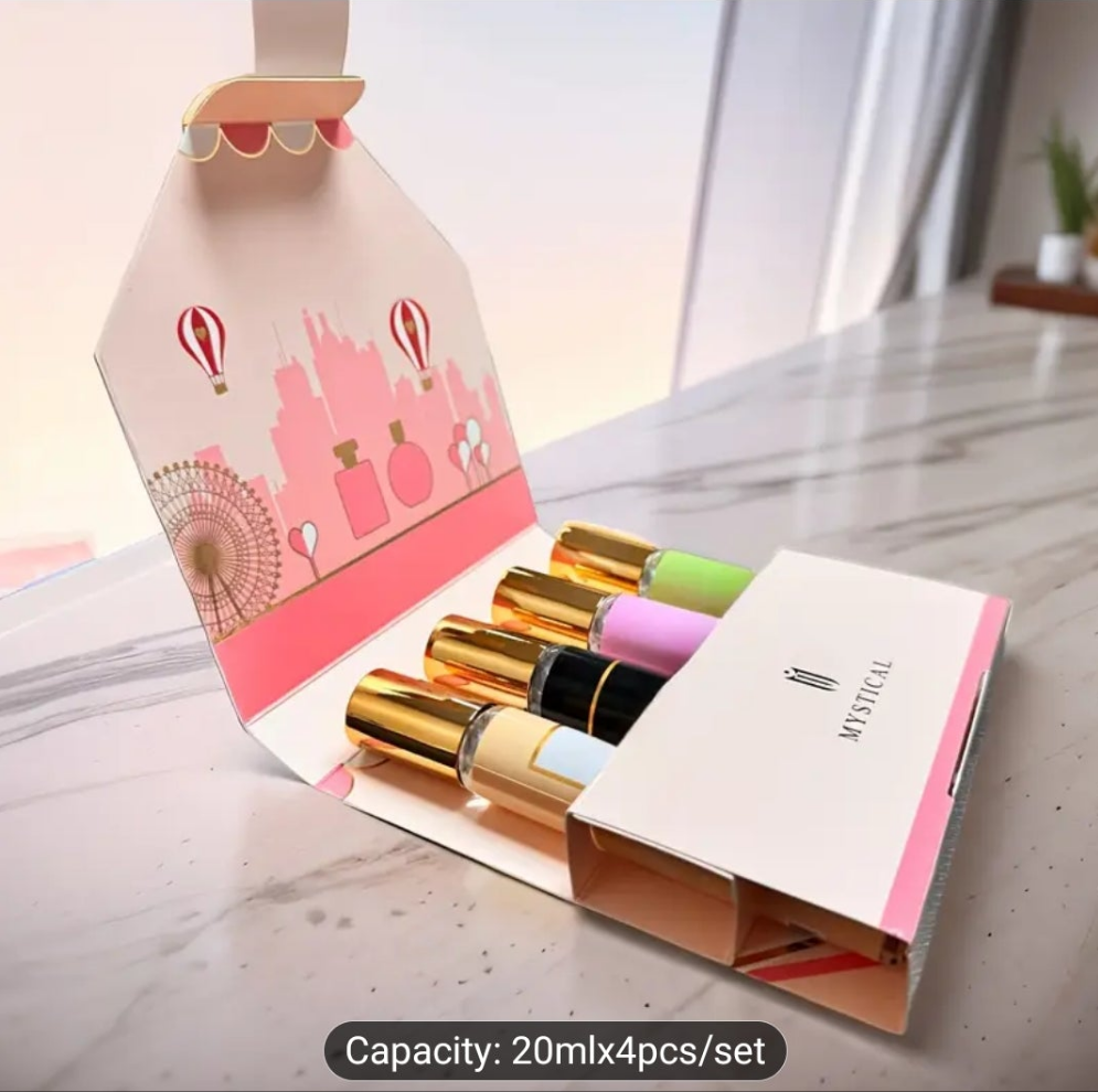 MYSTICAL Women's
No import charges
Perfume Gift Box, Lasting Fragrance Fresh, Unisex, Portable
Travel Package, Front, Middle And Back Tones, Layered
Fragrance Lasting, Mother's Day, Valentine's Day, Birthday Gift