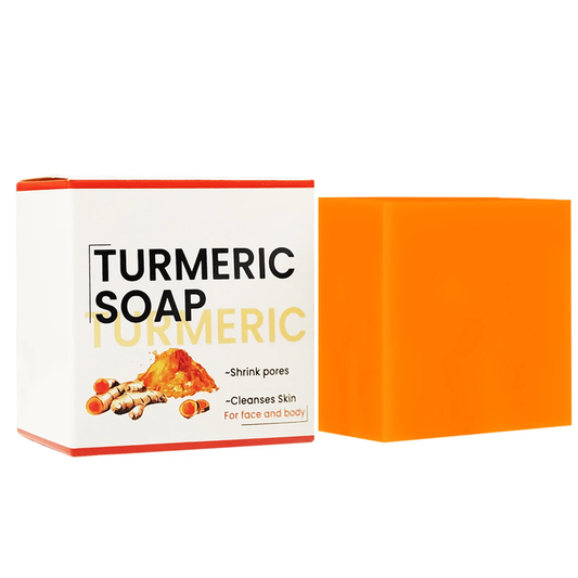 1 pcs Factory Oem Turmeric Soap Body Cleaning Lightening
Brightening Face Soap Tender Skin Care Handmade
Turmeric Soap