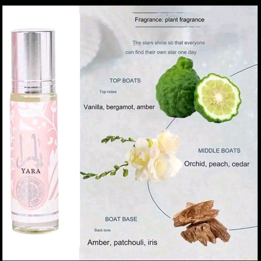 1 Bottle Of YARA Women's Rolling Ball Aromatherapy Essential Oil, Used For Diffusers, Humidifiers, Massage, Fragrance Enhancement, Helping To Relieve Fatigue And Calm The Mind