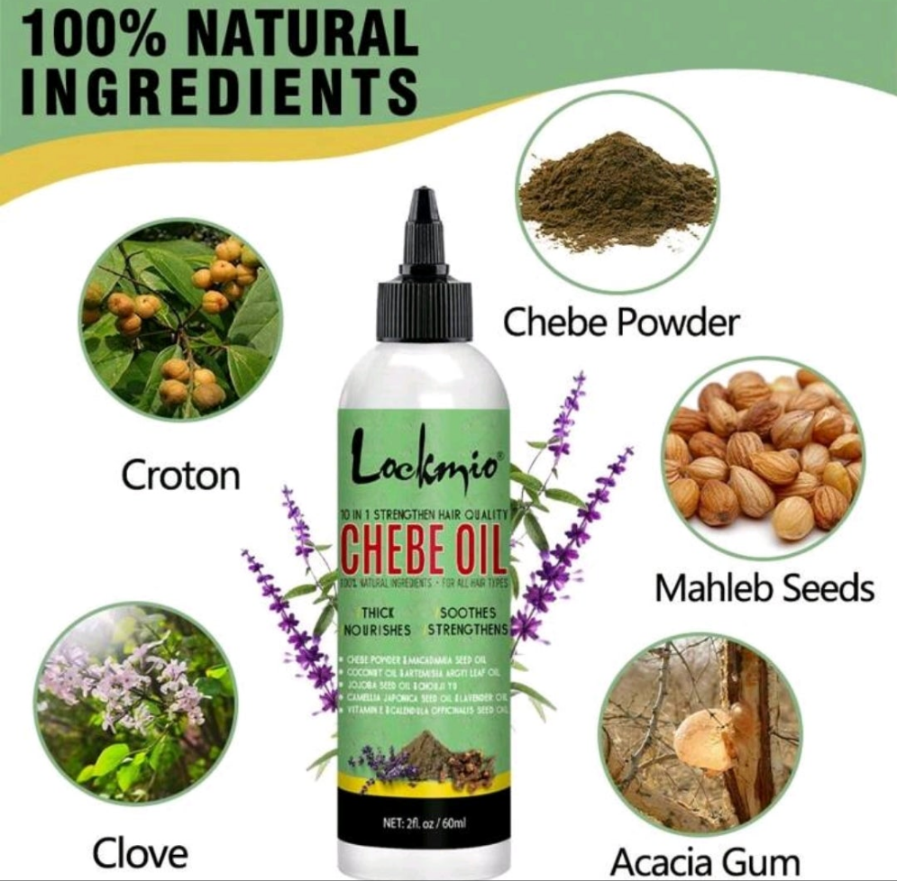 Natural  Hair Oil Infused With 10 In 1   Powder, Scalp Hair Care Moisturizing Product For Damaged Dry Hair, Strengthens Hair Essential Oil