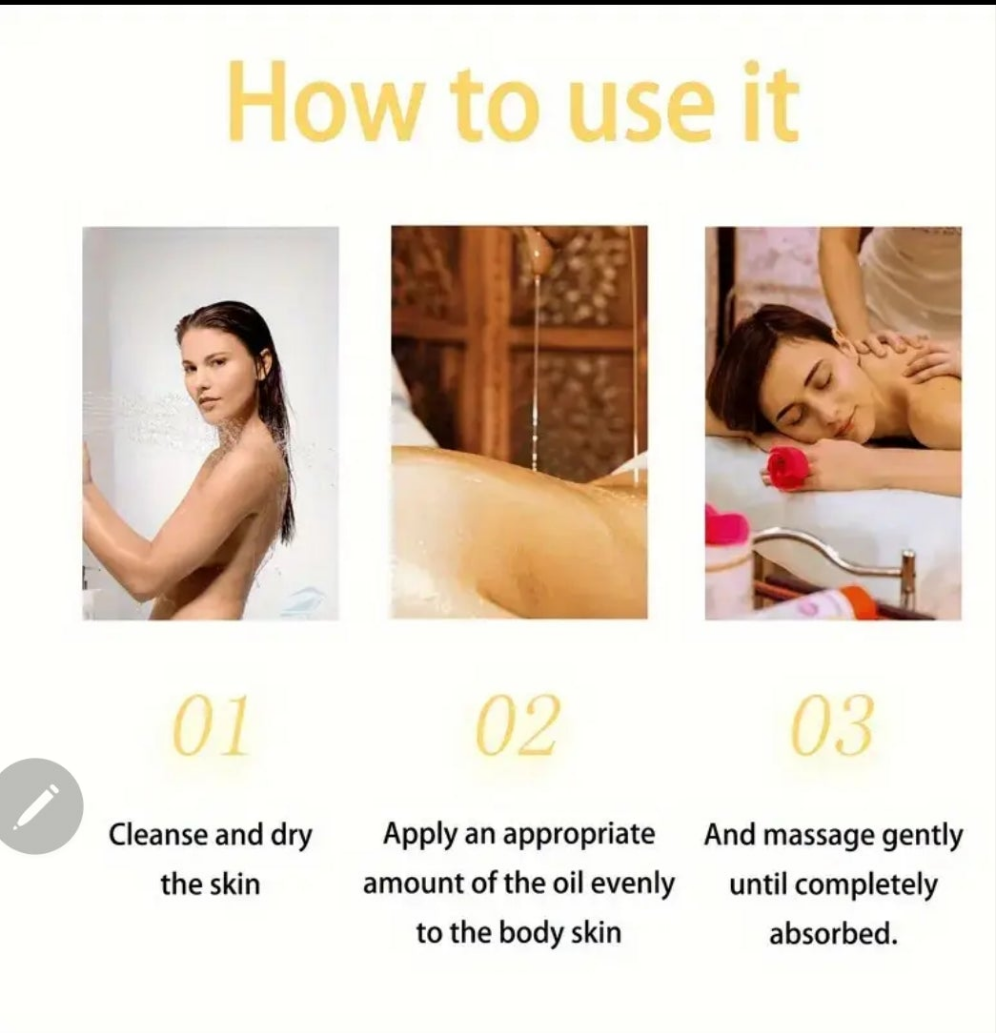 1 pcs Vanilla Body Care Oil, Containing Strawberry Extract, Replenishes Moisture And Leaves Light Beige Soft And Moist, Ideal Gift for Pretty Sister