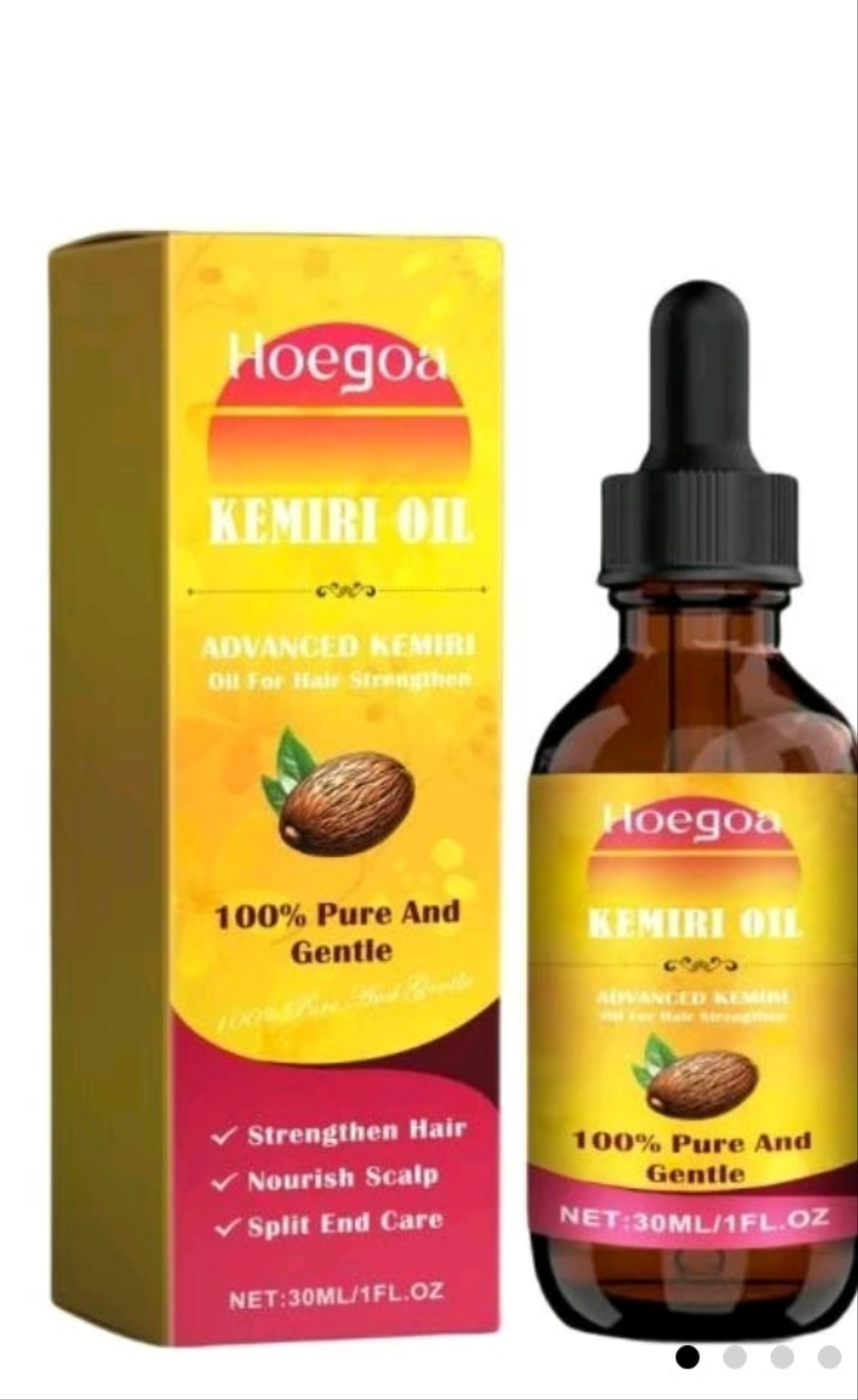 Nourishing Kemiri Oil for Hair Strengthening, 2 Counts
Hydrating Hair Care Oil for Hair Scalp Care, Hair Care
Product for Men & Women