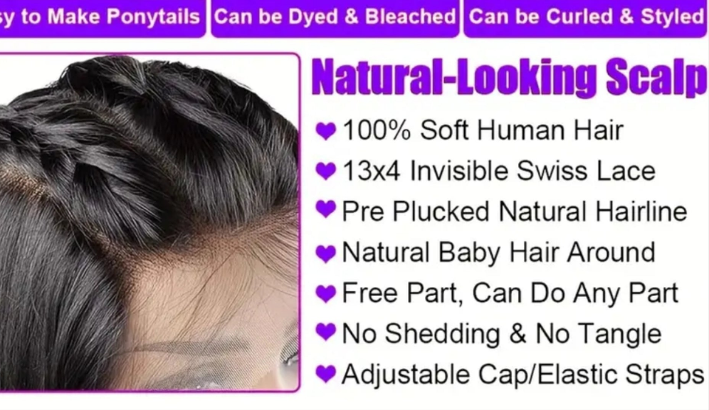 18 inch Straight Lace Front Wigs Human Hair 13X4 Hd Transparent Lace Front Human Hair Wigs For Women Glueless Brazilian Remy Hair Lace Frontal Wig 180% Density Pre Plucked With Baby Hair Hairline