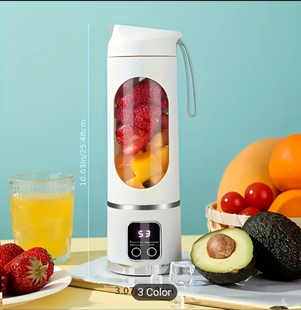 Portable Digital Blender & Juicer - BPA-Free, LED
Display, USB-C Rechargeable, Dishwasher-Safe. For
Smoothies, Baby Food, Shakes, Gym, Kitchen & Travel
Compact, Leak-Proof & Great for Father's Day or
Healthy Meal Prep. vegetable juicer lemon