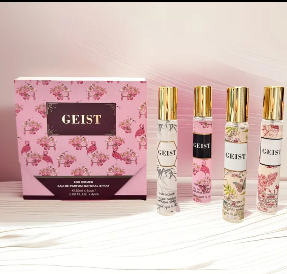 MYSTICAL Women's Perfume Gift Box, Floral Fragrance Fresh, Unisex, Portable Travel, Front, Middle And Back Tones Distinct Layers Of Fragrance Lasting, Mother's Day, Valentine's Day, Birthday Gift Recommendations, Suitable for Dating And Gift Perfume