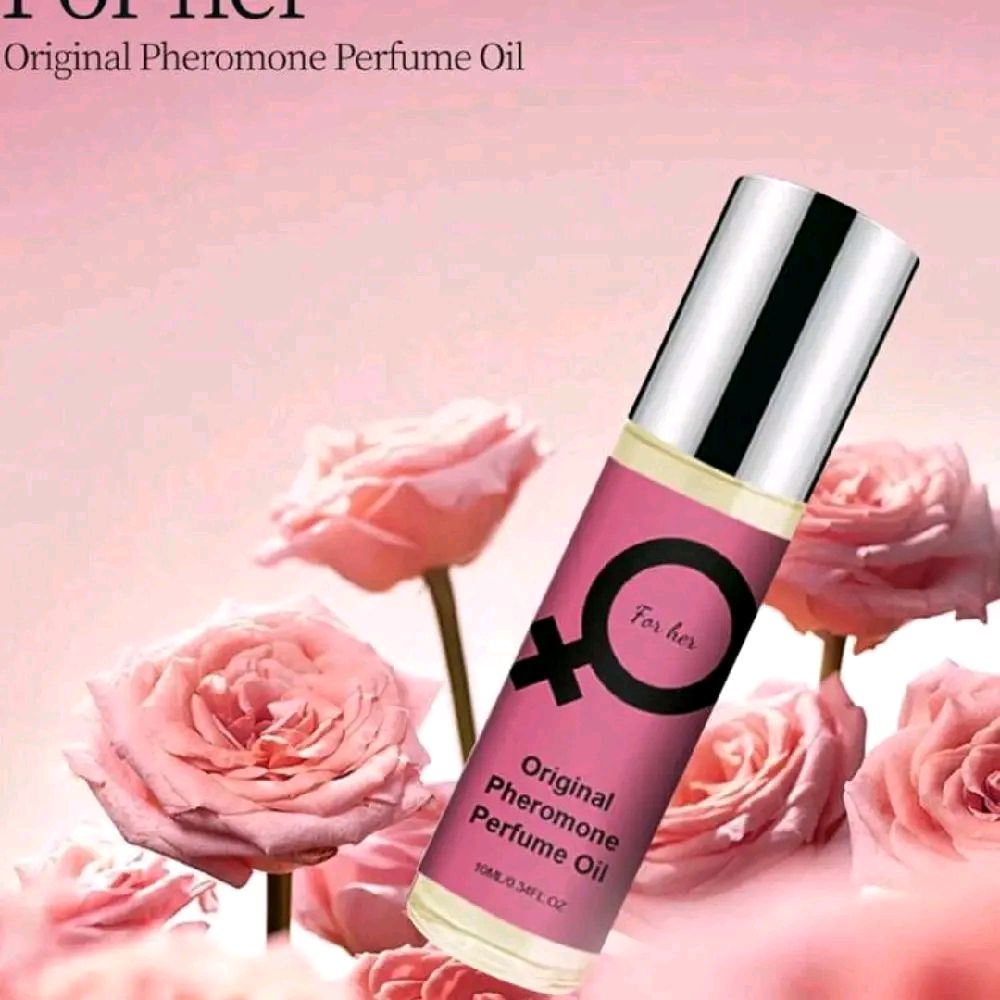 10ml Unisex Pheromone Roller Ball Fragrance Fragrance, Natural Subtle Scent For Wrist, Neck & Behind Ear, Portable For Couples Date, Refined & Elegant Aroma To Attract Men & Women, Black For Men, Red For Women