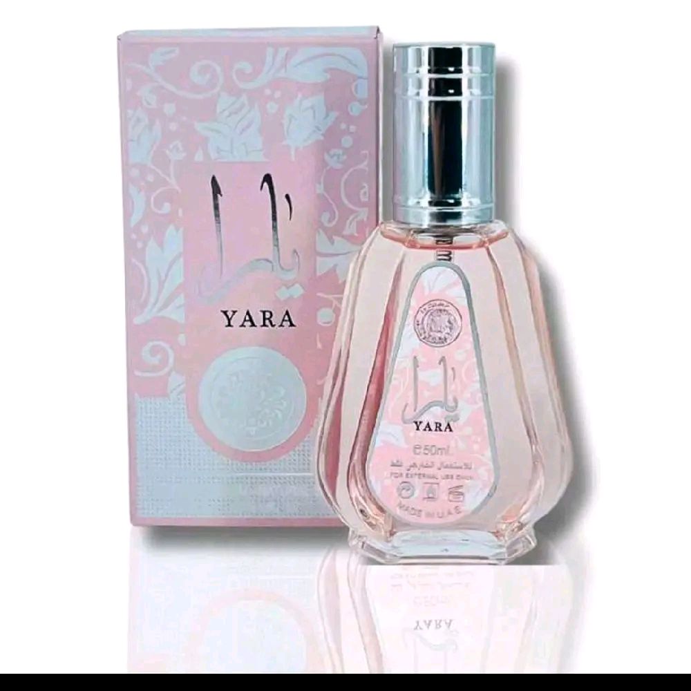 Lattafa Yara Arab Men's Eau De Toilette Spray, 1.7oz/50ml Long Lasting Amber Vanilla  Ball Bearing Perfume Is Easy To Carry