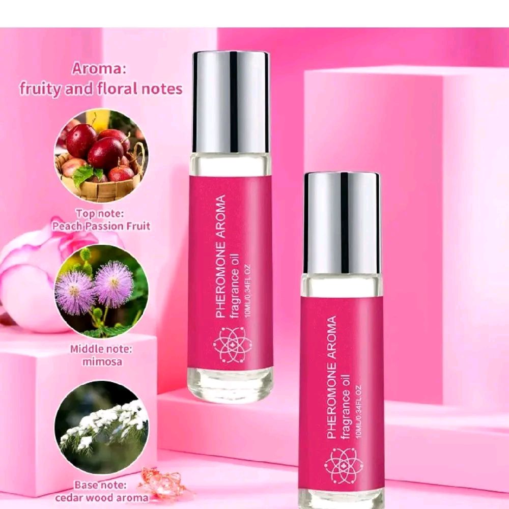 1pc White Peach And Cedarwood 10ml Concentrated Pheromone Perfume For Men And Women - Long-Lasting Romantic Fragrance Must-Have For Dating Couples