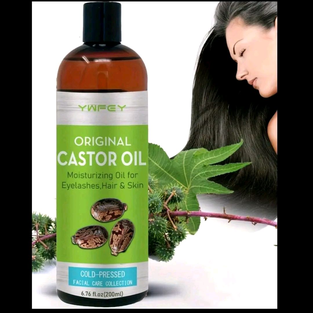 200ml Caster Oil - For Skin Care, Hair Care, Eyelashes, Eyebrows, Body