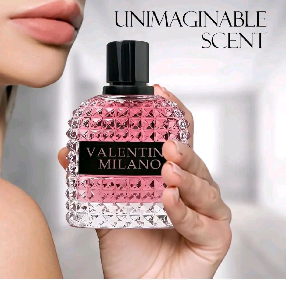 Valentine Milano Eau De Parfum Spray for Women - Classic Bottle 3.4 Fluid Ounce for Daytime and Casual Use, Gourmand Fragrance, All Skin Types