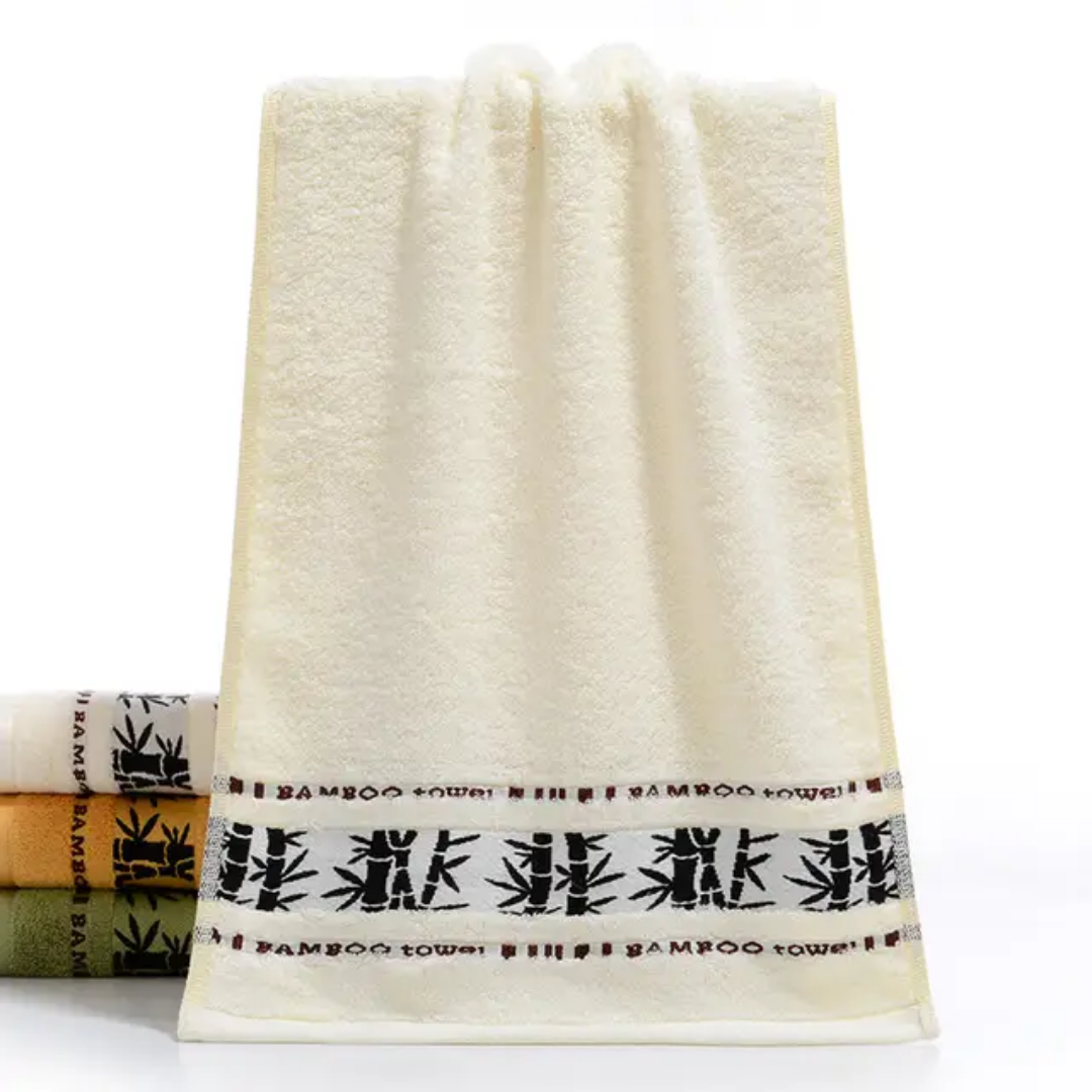 3pcs/ set Bamboo Towel, Including 1pc 27.5*55 Inch Bath Towel, 2pcs 13*29 Inch Hand Towel, Household Hand Towel Bath Towel, Bathroom Supplies, Bathroom Accessories, Wash Cloths