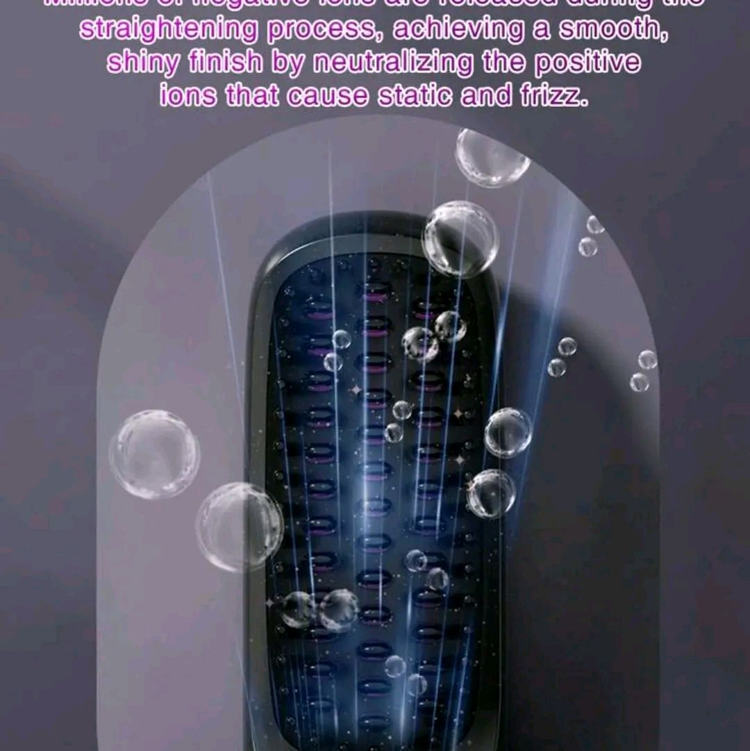 Wireless Hair Straightener for Women with 3-Level Temperature Control and Negative Ion Care