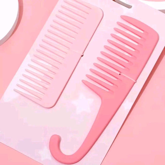 2pcs Wide Tooth Hair Comb