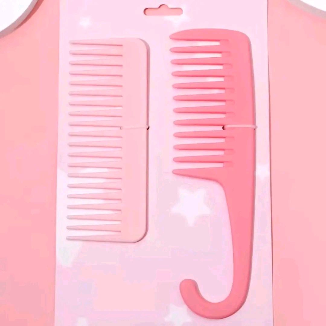 2pcs Wide Tooth Hair Comb