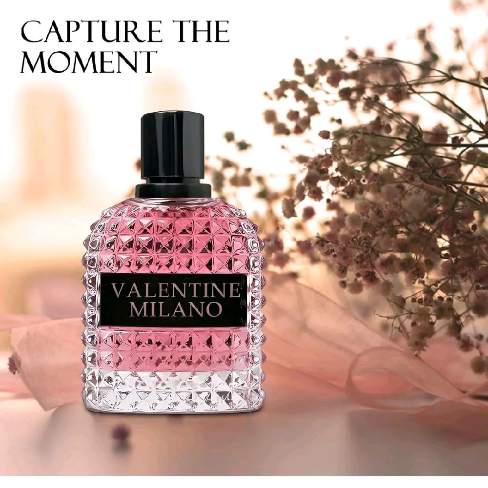 Valentine Milano Eau De Parfum Spray for Women - Classic Bottle 3.4 Fluid Ounce for Daytime and Casual Use, Gourmand Fragrance, All Skin Types