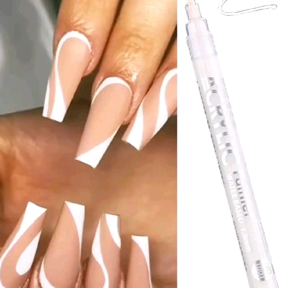 4pcs Y2K Aesthetic Nail Art Drawing Pen Graffiti Nail Acrylic Pen Waterproof Painting Liner DIY 3D Abstract Line Nail Art Beauty Tool Manicure Nail Charms Nail Gems Nail Supplies