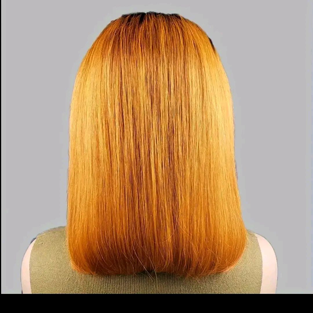 8 INCH Chic Straight Bob Wig for Women - 13x4 Lace Front, Pre-Plucked Human Hair, Natural Look & Feel, 150% Density, OT350 OT27 OT99J Color, Perfect for Halloween & Christmas