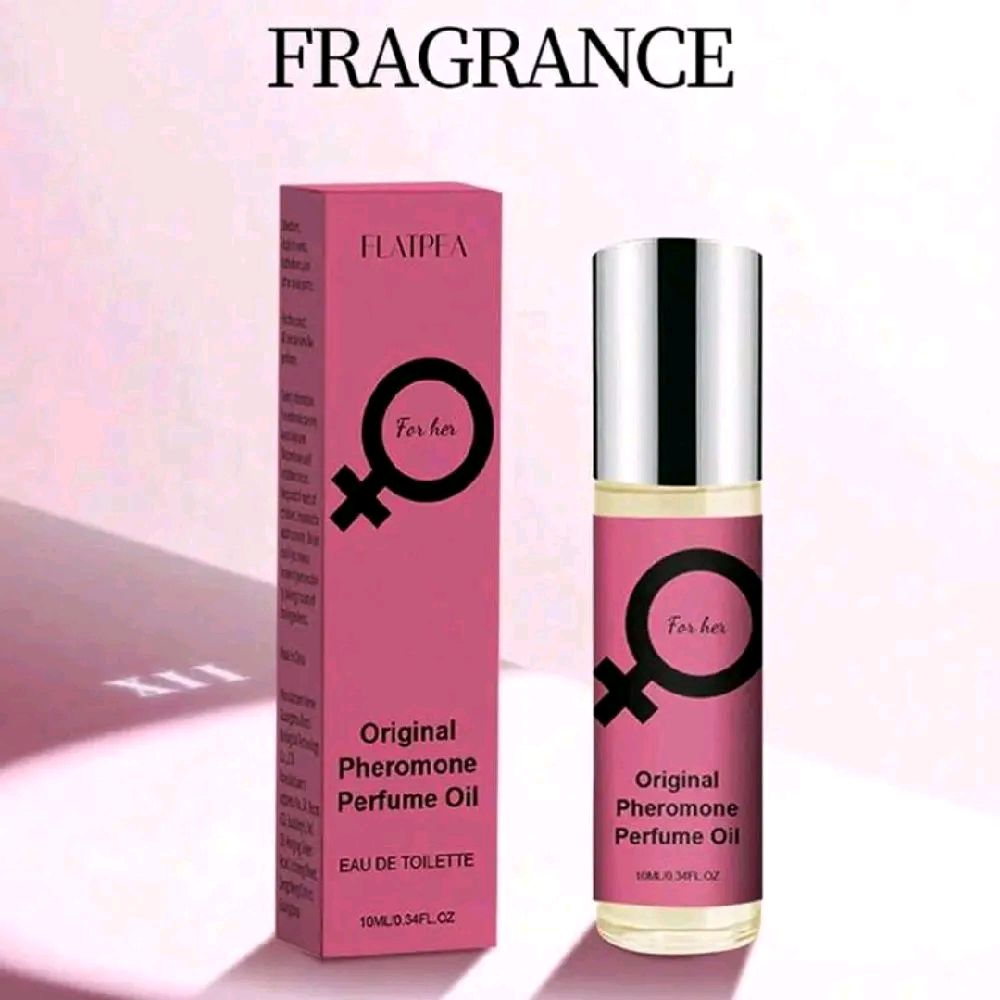 10ml Unisex Pheromone Roller Ball Fragrance Fragrance, Natural Subtle Scent For Wrist, Neck & Behind Ear, Portable For Couples Date, Refined & Elegant Aroma To Attract Men & Women, Black For Men, Red For Women