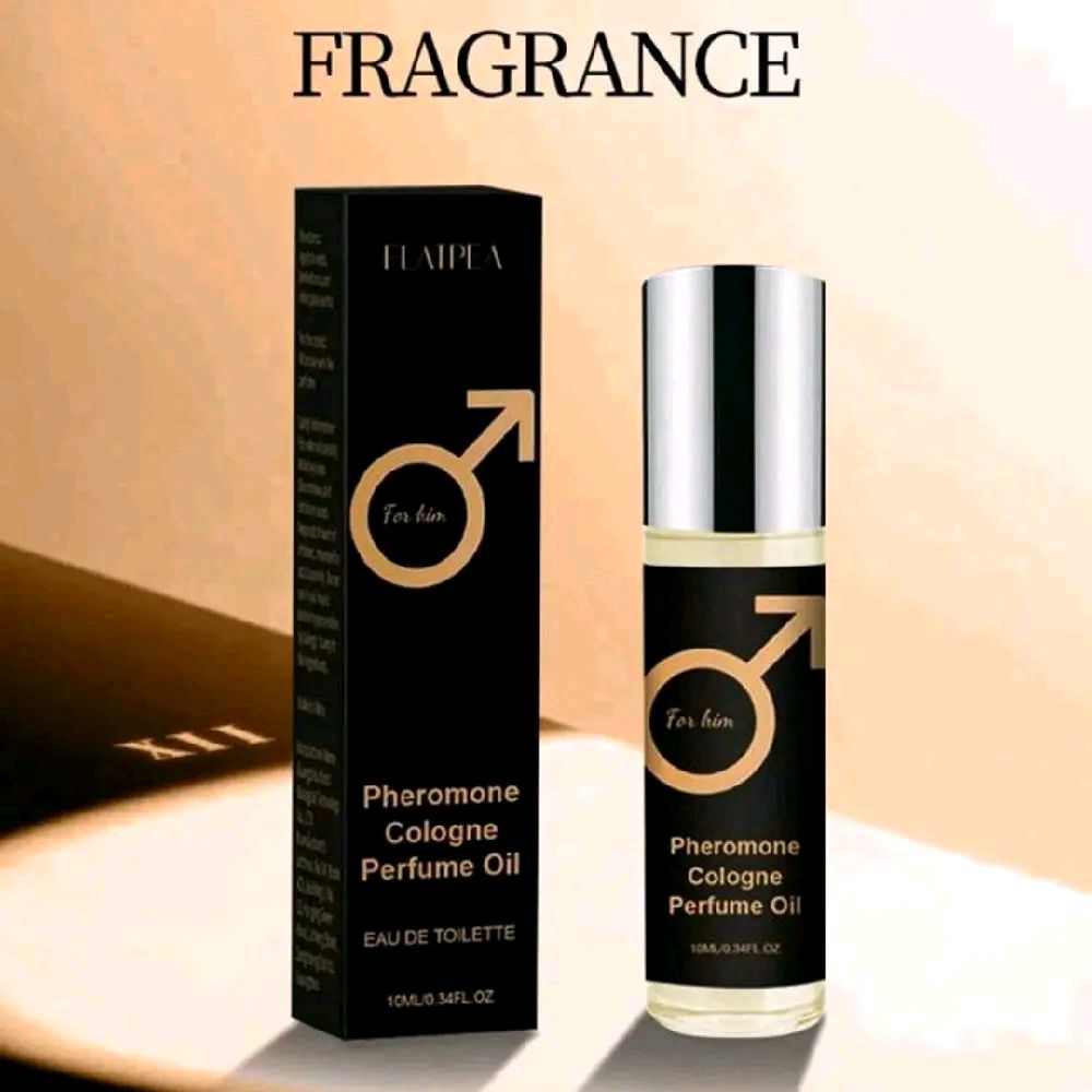 10ml Unisex Pheromone Roller Ball Fragrance Fragrance, Natural Subtle Scent For Wrist, Neck & Behind Ear, Portable For Couples Date, Refined & Elegant Aroma To Attract Men & Women, Black For Men, Red For Women
