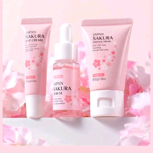 Moisturizing Skin Care Set, 3pcs Eye Cream & Face Serum Kit For Daily Use